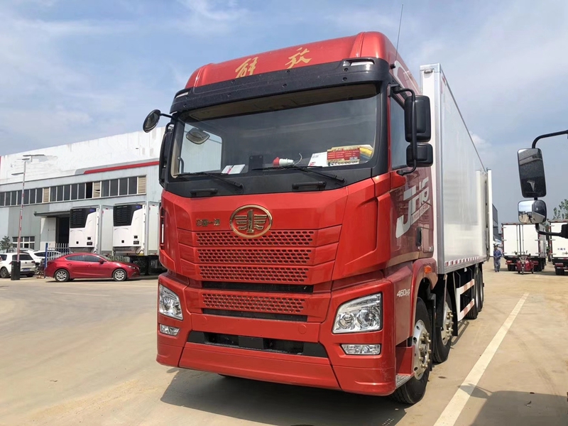 国六 江淮骏铃V6,4.2米蓝牌冷藏车