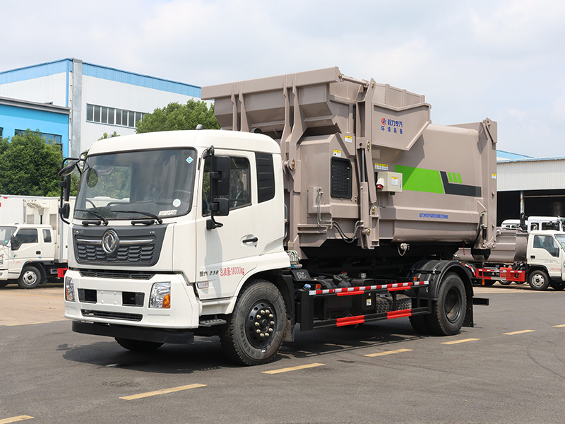 单桥东风天锦VR勾臂垃圾车