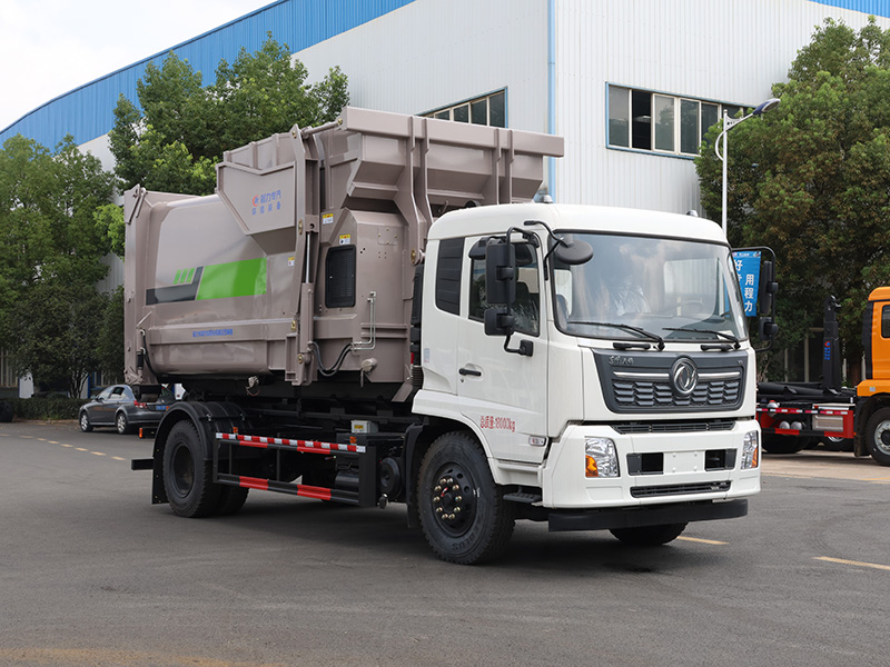单桥东风天锦VR勾臂垃圾车