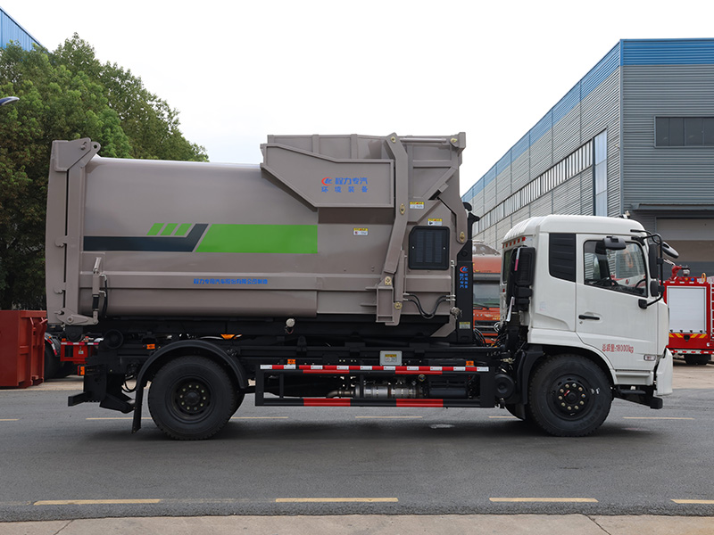 单桥东风天锦VR勾臂垃圾车