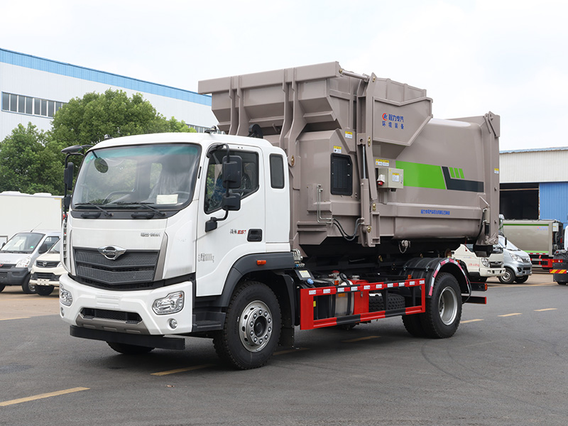 单桥福田领航ES7勾臂垃圾车