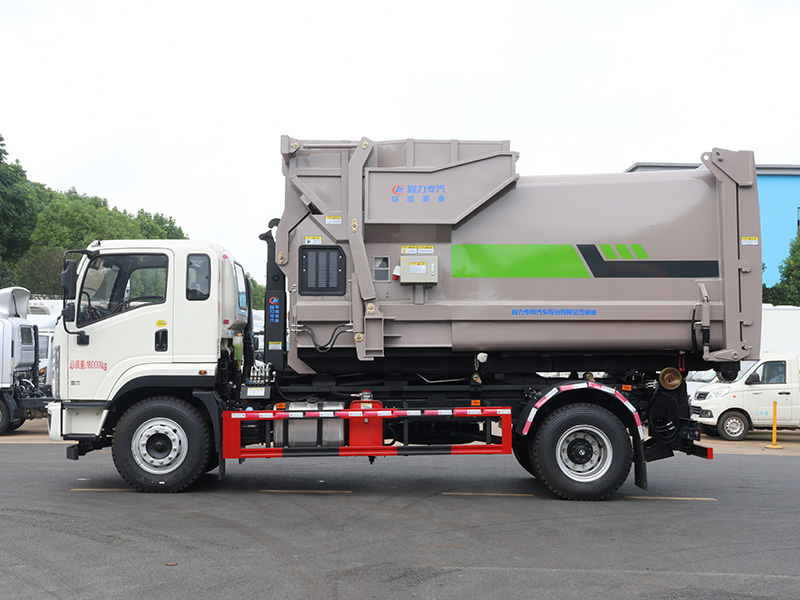 单桥陕汽轩德X9勾臂垃圾车