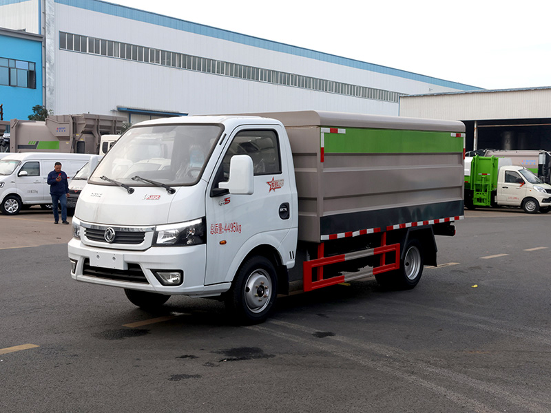 东风途逸柴油密闭桶装垃圾车