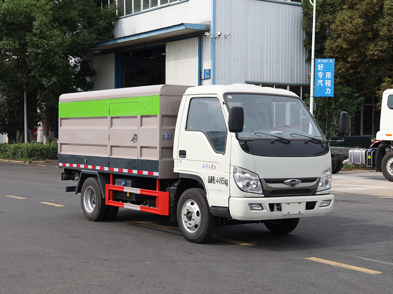 福田小卡之星3密闭桶装垃圾车