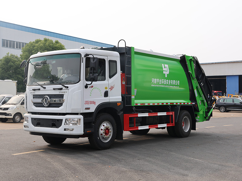 东风多利卡D9（14方带落地斗）压缩垃圾车