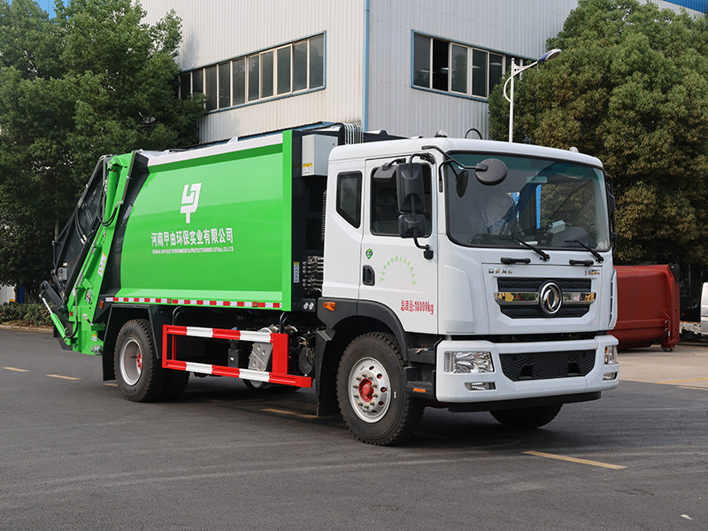 东风多利卡D9（14方带落地斗）压缩垃圾车
