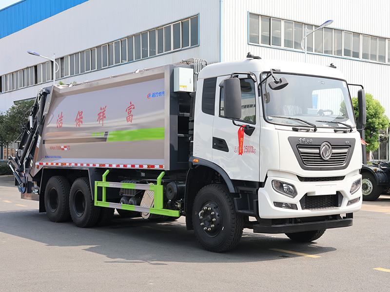 东风天锦后双桥压缩垃圾车