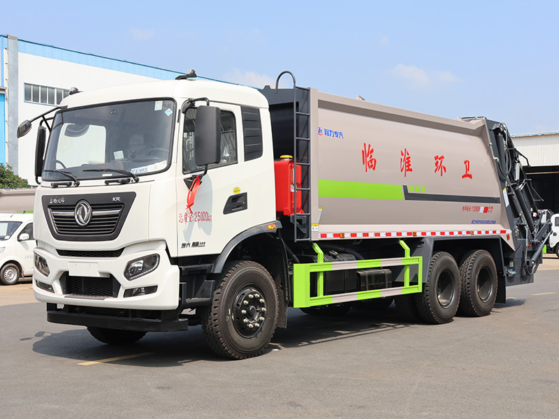 东风天锦后双桥压缩垃圾车