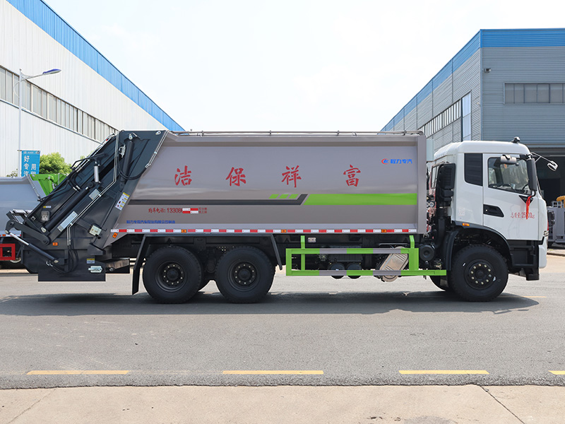 东风天锦后双桥压缩垃圾车
