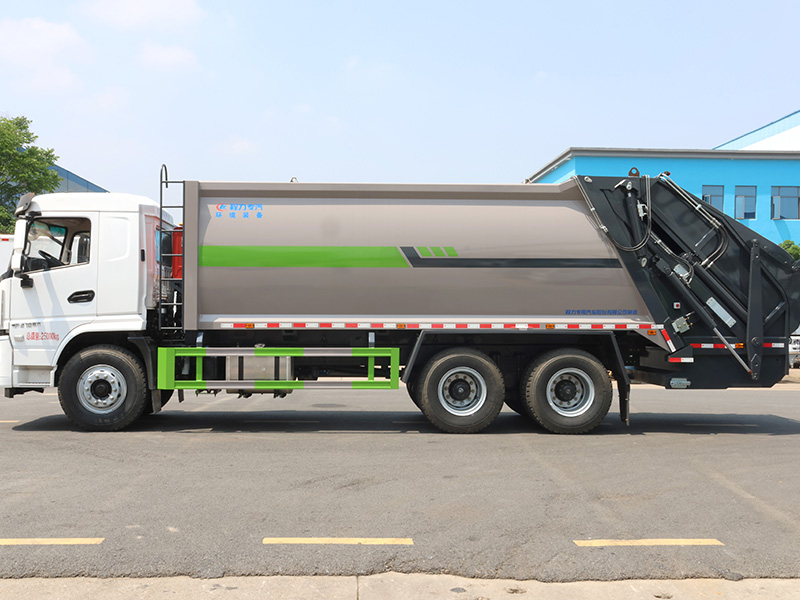 陕汽轩德翼6后双桥压缩垃圾车