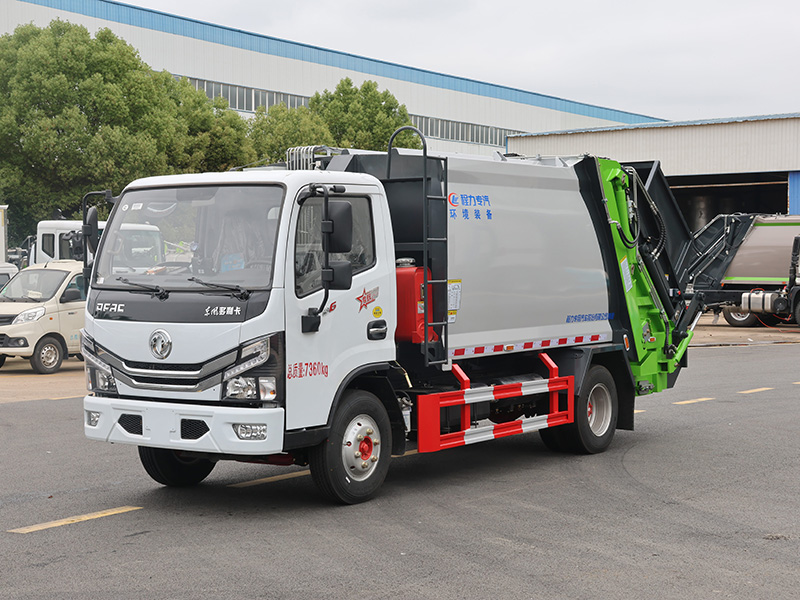 东风多利卡D6（6方带三角斗）压缩垃圾车